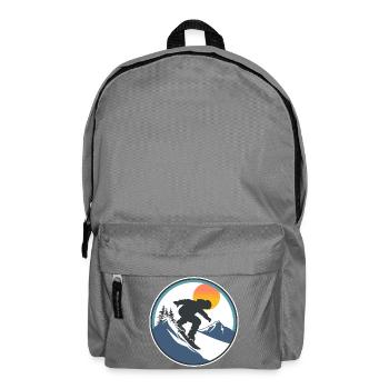 Snowboarding Graphics - Backpack - elephant grey - Front