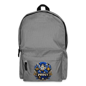 Beer mug with headphones – Music Festival - Backpack - elephant grey - Front