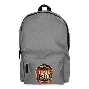 Vintage 1996 – 30 Jahre Original - Rucksack - Mittelgrau - Vorne