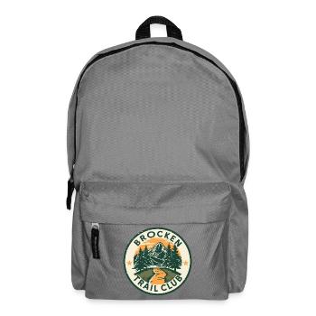 Club de Sentier Brocken | Insigne Vintage en résine - Sac à dos - gris éléphant - Devant