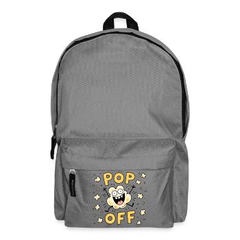 Popcorn drôle - Sac à dos - gris éléphant - Devant