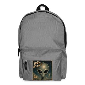 ALIEN - Hello it's me - Backpack - elephant grey - Front
