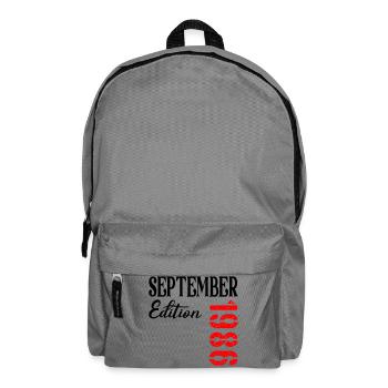 40e anniversaire septembre 1986 - Sac à dos - gris éléphant - Devant
