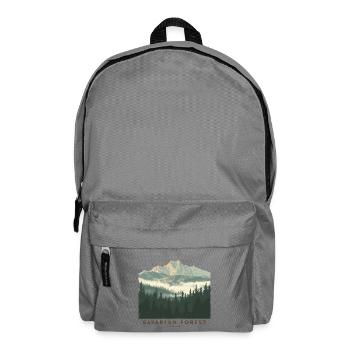 Forêt de Bavière | Parc national vintage - Sac à dos - gris éléphant - Devant