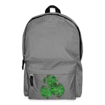 leaves - Backpack - elephant grey - Front