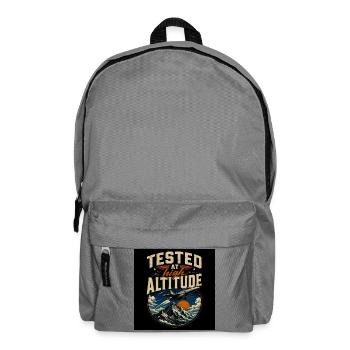 Tests in großer Höhe - Rucksack - Mittelgrau - Vorne
