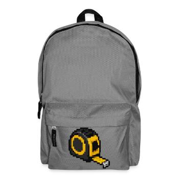 Maßband Pixel - Rucksack - Mittelgrau - Vorne