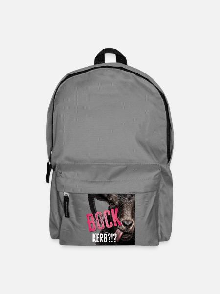Kerb Motiv Bock - Rucksack - Mittelgrau