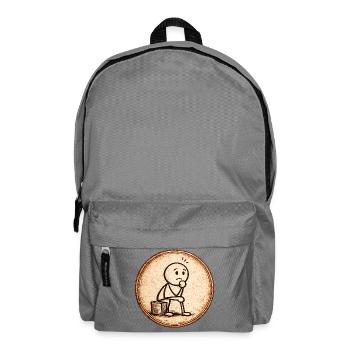 Sepia Thinker Sketch - Backpack - elephant grey - Front