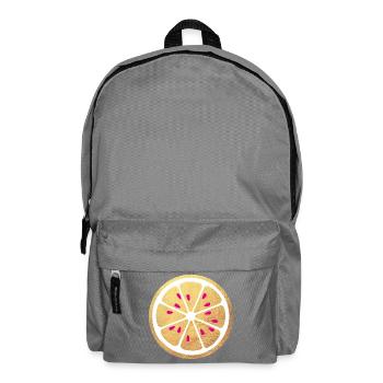 Fête Lemon Pink Gold Cocktail Fun Summer Célébration - Sac à dos - gris éléphant - Devant