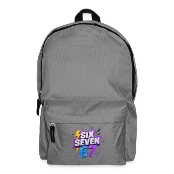 Six Seven 67 - Rucksack - Mittelgrau - Vorne