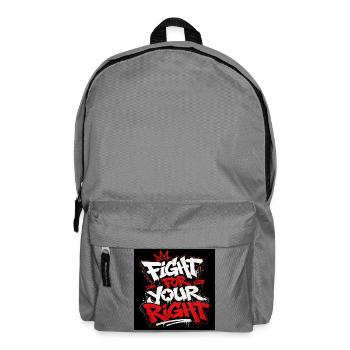 Urban Graffiti-Texte - Rucksack - Mittelgrau - Vorne