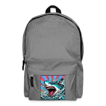 Requin - Sac à dos - gris éléphant - Devant