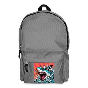 Requin - Sac à dos - gris éléphant - Devant