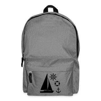 Segeln - Rucksack - Mittelgrau - Vorne