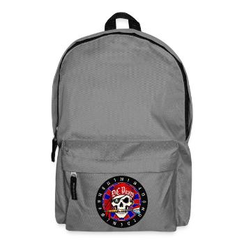Red Pirate Skull auf Roulette - Rucksack - Mittelgrau - Vorne