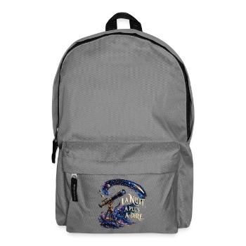 Nuit Cosmique et Télescope - Sac à dos - gris éléphant - Devant