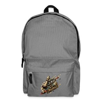 Je Pense En Diagonale - Sac à dos - gris éléphant - Devant