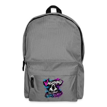 Vagabond Ghost Graffiti - Backpack - elephant grey - Front
