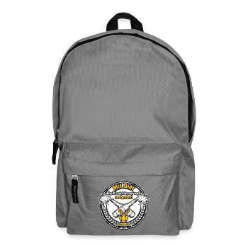 BIERWEHR - Mit Bier löscht's sich noch am besten - Rucksack - Mittelgrau - Vorne