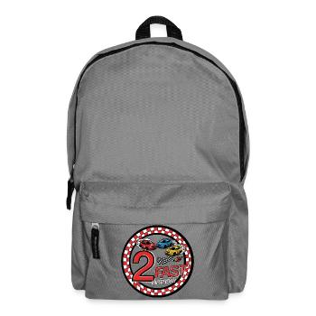 2 Almost Birthday Race Car - Backpack - elephant grey - Front