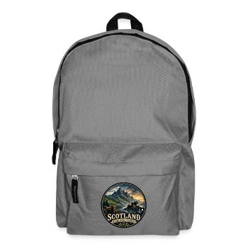 Scotland Highland Legends Vintage Travel Badge - Backpack - elephant grey - Front