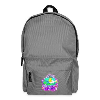 I'm taking a Paws: Cat making biscuits - Backpack - elephant grey - Front