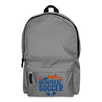 Montreal Soccer European Canadian Pitch Novelty - Backpack - elephant grey - Front