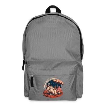 Out Of Office On Mars – Vacation in Space - Backpack - elephant grey - Front