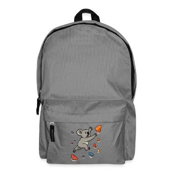Koala Bouldering Dyno – Climbing Jump - Backpack - elephant grey - Front