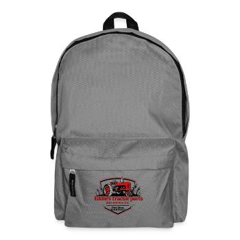 Eddie's Tractor Parts Logo - Backpack - elephant grey - Front
