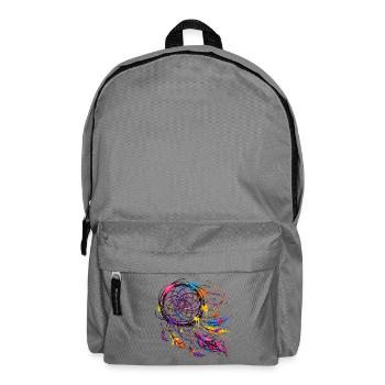 Symbol & Religion - Graffiti Dreamcatcher - Backpack - elephant grey - Front