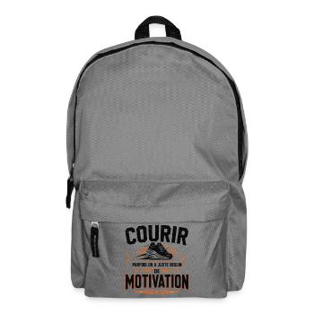 courir T-shirt Courir Besoins De Motivation Runnin - Sac à dos - gris éléphant - Devant