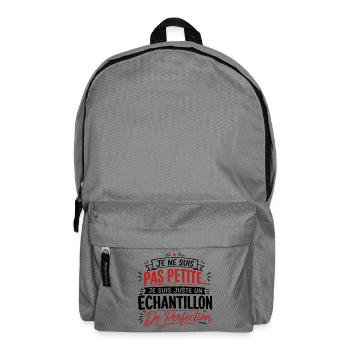 Femme humour, perfection, cadeau fête des mères - Sac à dos - gris éléphant - Devant