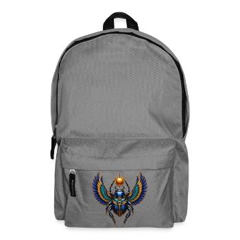Couronne de soleil en forme de scarabée égyptien - Sac à dos - gris éléphant - Devant