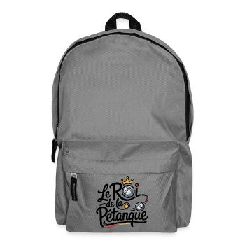 Le Roi de la Pétanque - Sac à dos - gris éléphant - Devant