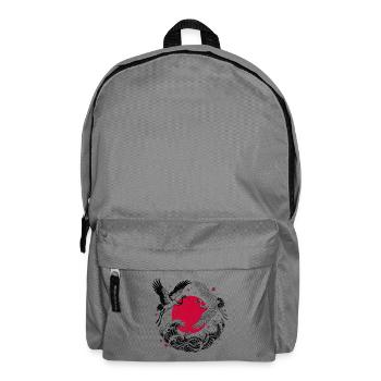 Japanese Cranes - Backpack - elephant grey - Front