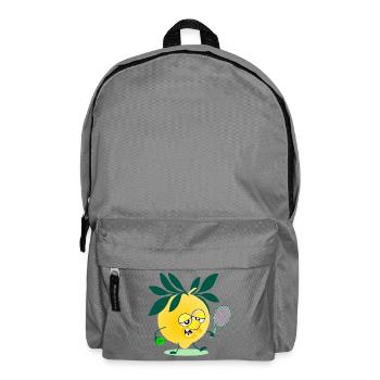 Kids Tennis Lemon - Backpack - elephant grey - Front
