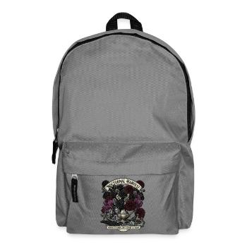 Gothic Bouquet of Night Flowers - Backpack - elephant grey - Front