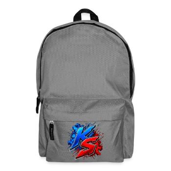 Kyzin und Shadow Gaming - Rucksack - Mittelgrau - Vorne