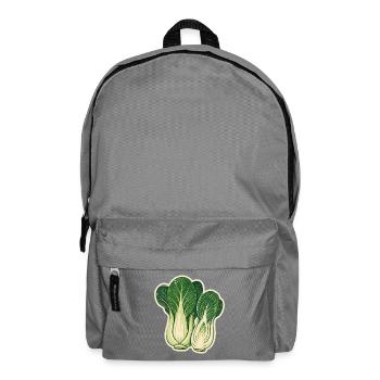Pak Choi botanisch - Rucksack - Mittelgrau - Vorne