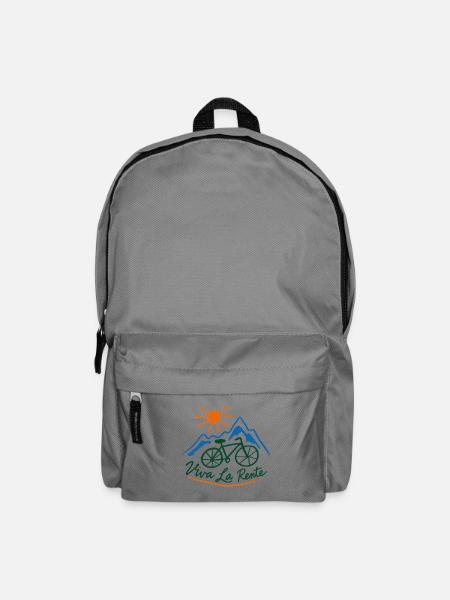 Viva La Rente!  Fahrrad Berge Sonne - Rucksack - Mittelgrau