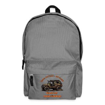 Offroad Rost ist mein Carbon 4x4 Patina - Rucksack - Mittelgrau - Vorne