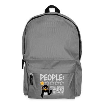 People Absolute Nightmare 1 Stern Review Pinguin - Rucksack - Mittelgrau - Vorne