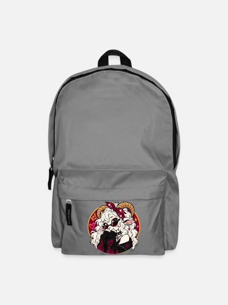 Shy Goth Goat Girl - Rucksack - Mittelgrau