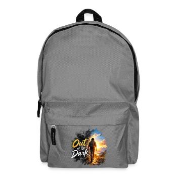 Aus dem Dunkel zum Morgenlicht - Rucksack - Mittelgrau - Vorne