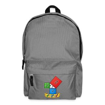 Satz des Pythagoras – Mathe einfach erklärt - Rucksack - Mittelgrau - Vorne
