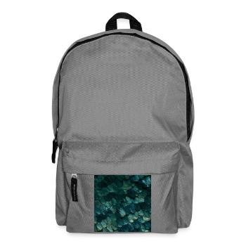 Texturierte Smaragd-Schuppe - Rucksack - Mittelgrau - Vorne
