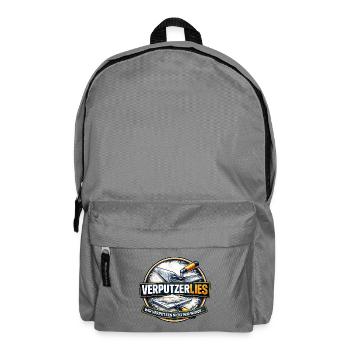 VerputzerLies Plasterer Badge - Rucksack - Mittelgrau - Vorne