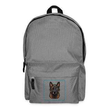 Malinois Ripley Dog 16-Bit - Rucksack - Mittelgrau - Vorne